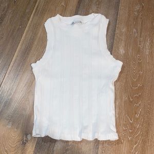 Zara White Tank Top